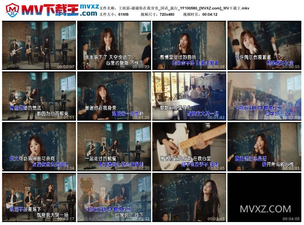 王欣晨-谢谢你在我身旁_国语_流行_YF100580